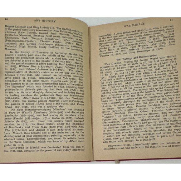 Munich and its Environs Karl Baedeker 1950 Plans and Maps Vintage - Picture 8 of 16